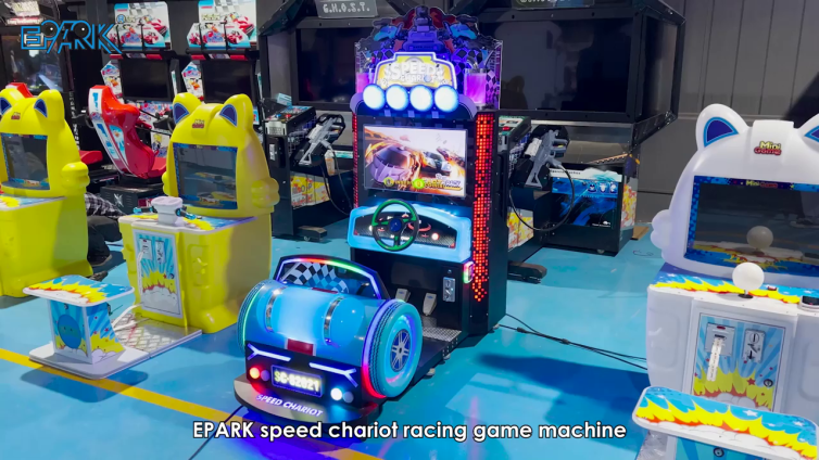 Speed speed chariot racing game machine