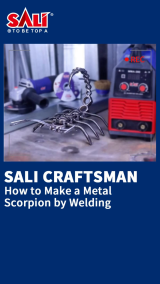 How to make a metal scorpion by welding