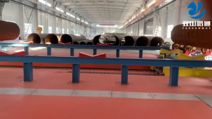 Internal Shot Blasting System Machinery