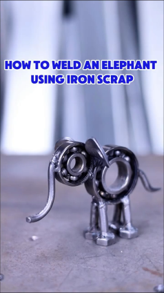 How to weld an elephant using iron scrap