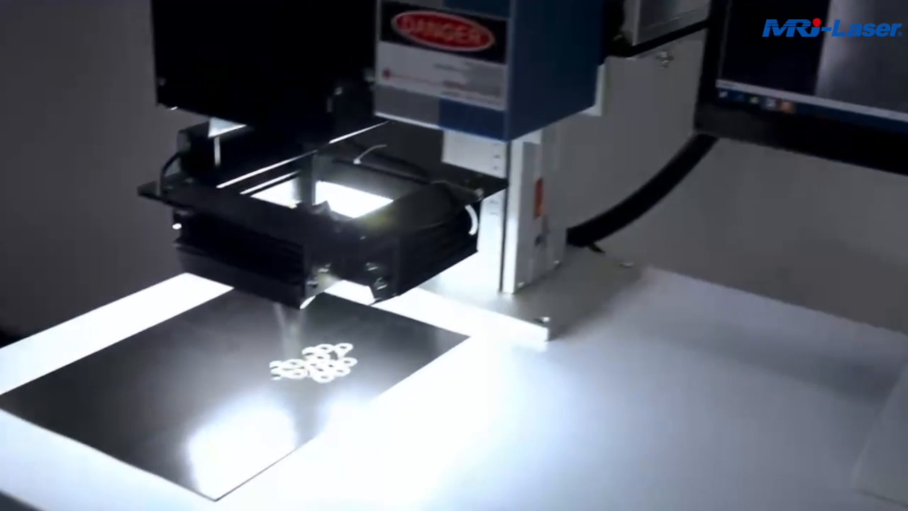 Visual positioning laser marking