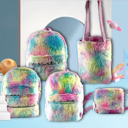 Adorable Plush Bags Colorful Your Day | Twinkling Star Handbag