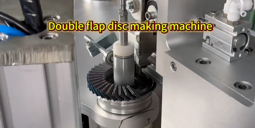 Flap disc making machine