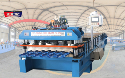 roofing metal tiles iron sheet making machine