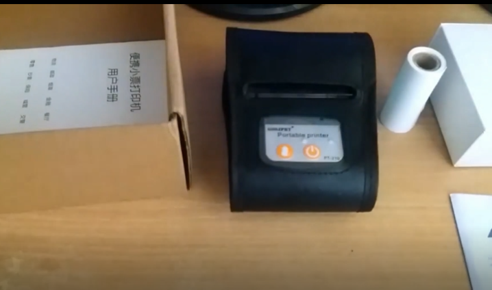 Mini portable thermal printer