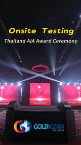 Onsite Testing: Digital Water Curtain | Thailand AIA Awards Ceremony