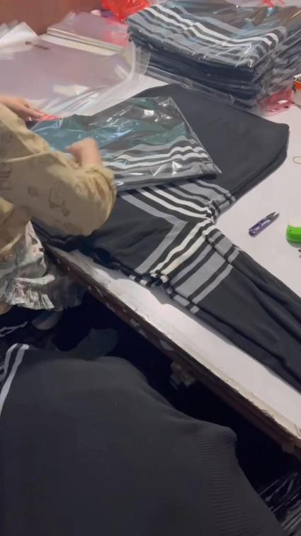 The production of a student uniform sweater