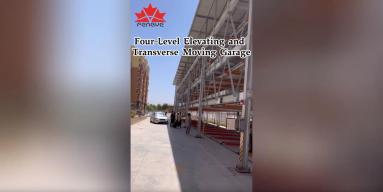 Operation of Four-Level Elevating and Transverse Moving Garag