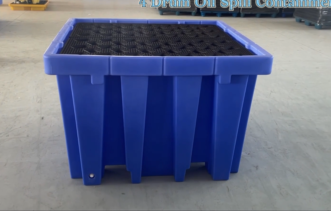 4 drum oil spill pallet containment