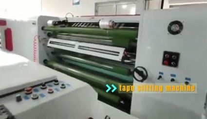 Automatic adhesive bopp tape slitting machine