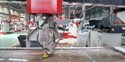 HKNC-650J stone edge profiling machine waterjet marble granite cutting machine