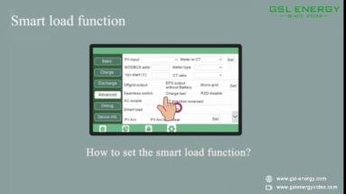 12kva hybrid solar inverter working modes introductions (3): Smart Load Function