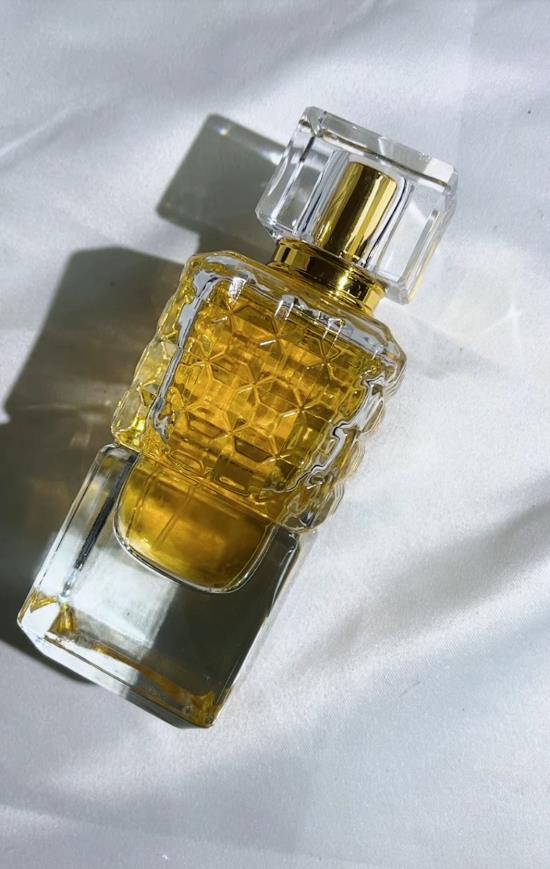 sparkling perfume bottle