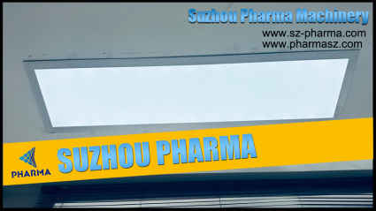 Cleanroom Project Footage: Installation of LED Panel Light