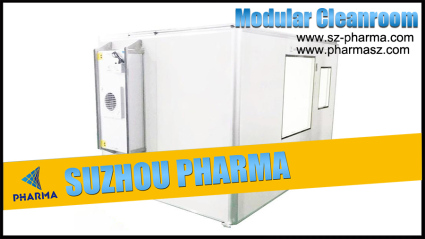 Modular clean room with side-mounted FFU