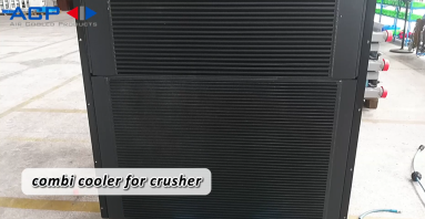 combi cooler for crusher