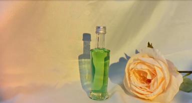 unique small wine bottle