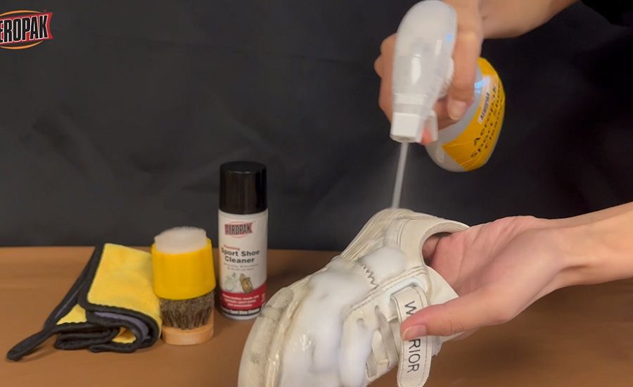 White Leather Shoes Foam Cleaner Spray