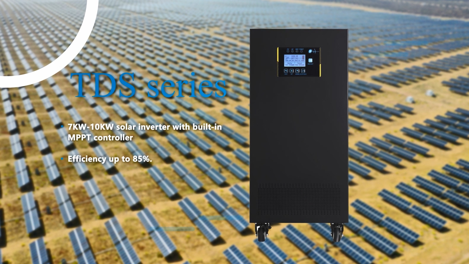 Solar inverter 10kva 15kva 7kw 10kw with high efficient mppt solar charge