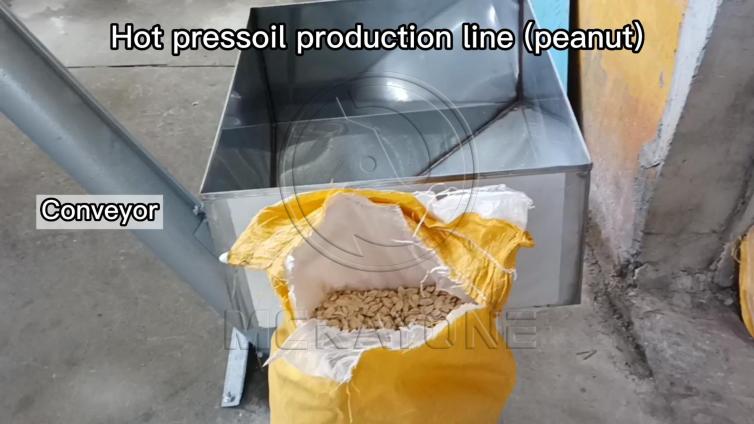Hot press oil production line(Peanut)