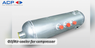 Oil/Air cooler for compressor