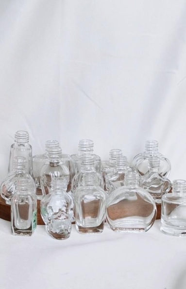 square nail polish bottles
