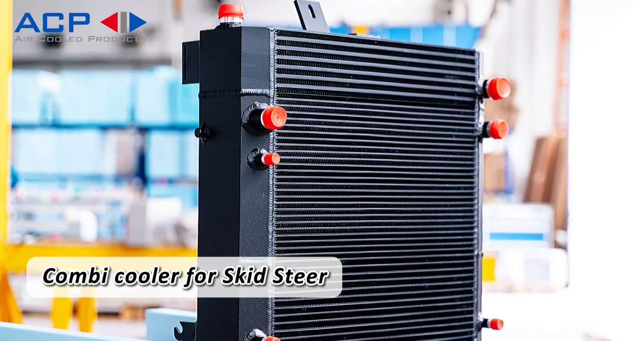 Combi cooler for Skid Steer