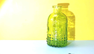 Textured tabletop vase