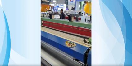 High speed rapier loom for glassfiber leno mesh