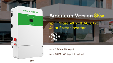 North American High Frequency Split Phase 48 Volt AC 8Kva Solar Power Inverter