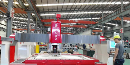 HKNC-500 5 axis Stone CNC Bridge Saw Machine