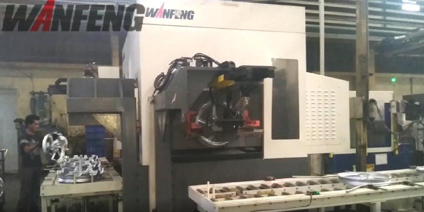 Riser cutting machine for Motorcycle wheel