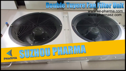 Fan filter unit with double fans