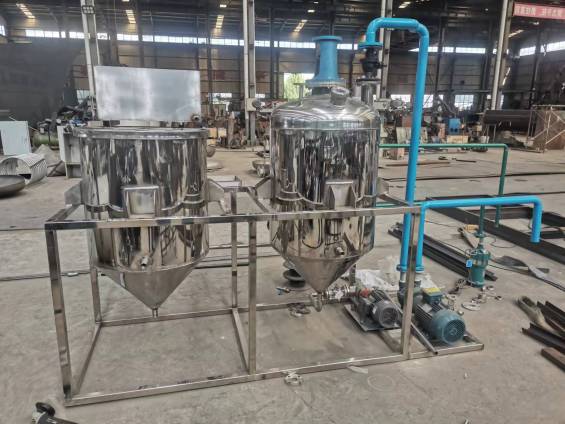 500kg per day simple refining equipment
