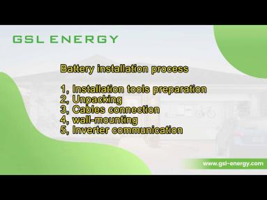 【Instruction】GSL Energy Battery Inverter Installation Process