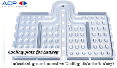 Cooling plate for battery