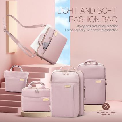 Light Business Women Backpack Laptop Bag Toiletry Casual Fashion Multifunction Bag Set |  Twinkling Star