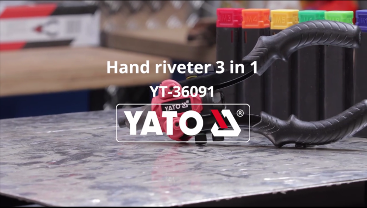 YT-36091 Hand riveter 3 in 1
