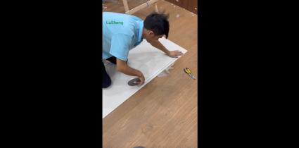 PVC Marble Sheet Installation Process