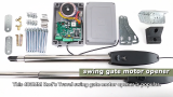 Popular Auto Gate System 400MM Swing Gate Motor Opener, Support To work with warning lamp, Keypad