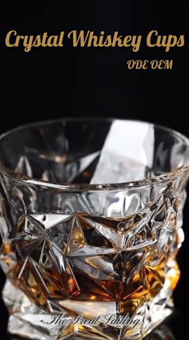 Customizable Crystal Whiskey Glassware: A Touch of Elegance