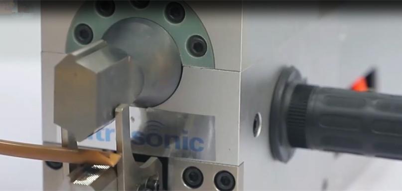 ultrasonic 20kHz copper tube cutting and sealing machine