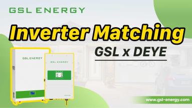 GSL ENERGY LiFePO4 Battery Deye Hybrid Inverter | Solar ESS Battey System