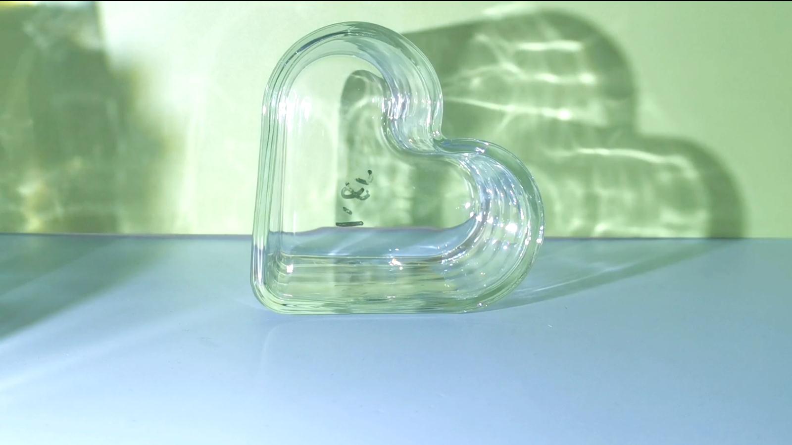 heart-shaped candle jar