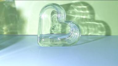 heart-shaped candle jar