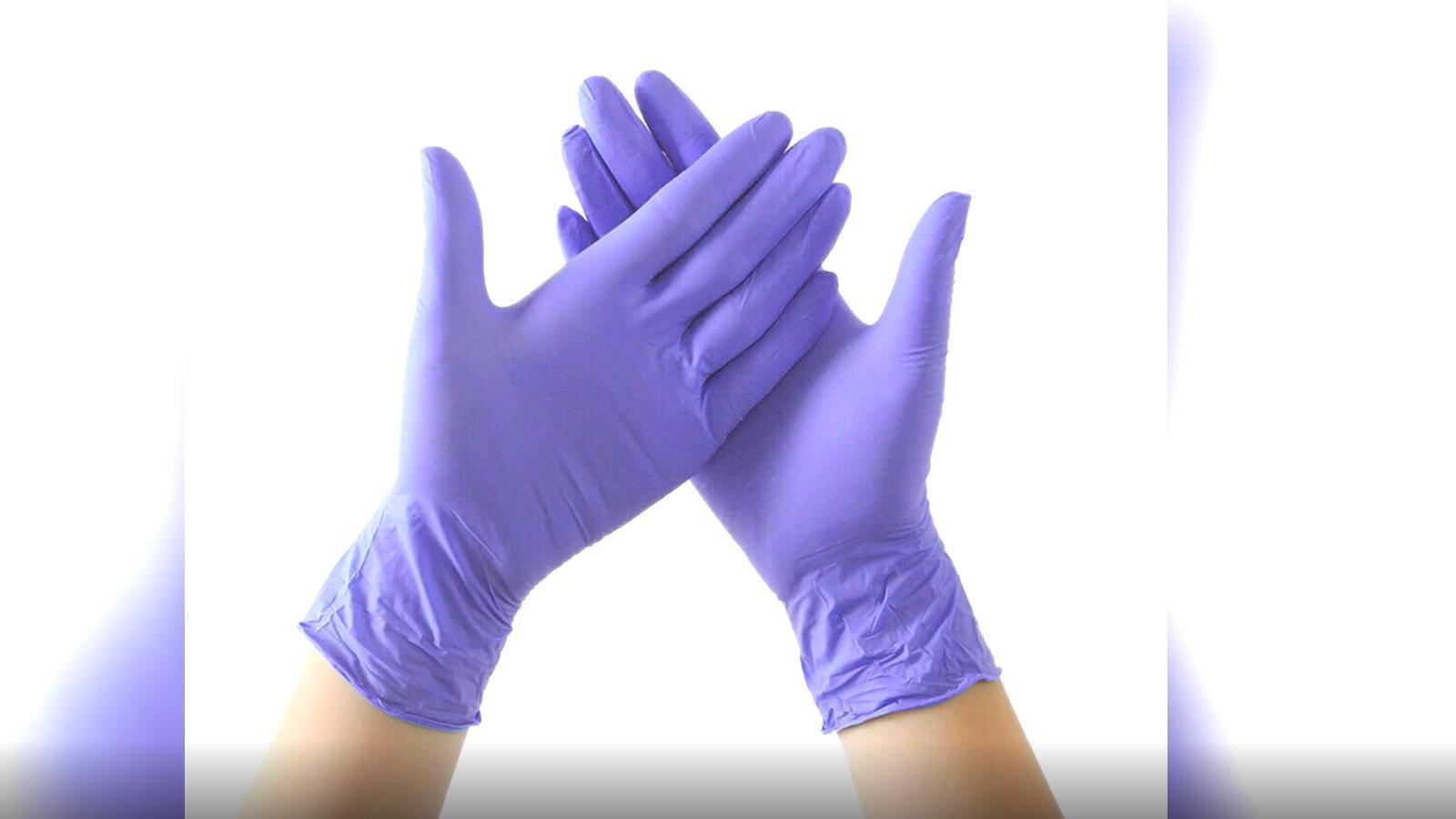 Purple Nitrile Gloves