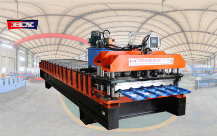 Making Sheet Roll Forming Trapezoidal Roofing Machine