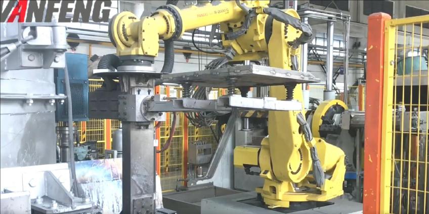 Big gear Tilting GDC Die casting machine