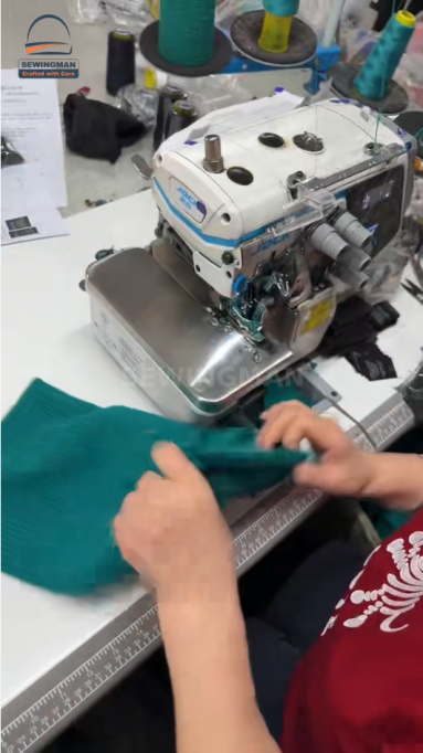 How a Knitted Beanie Is Finished: Top Closing & Label Sewing