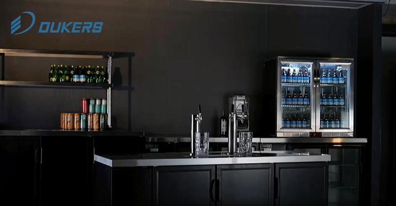 commercial bar beer kegerator dispenser